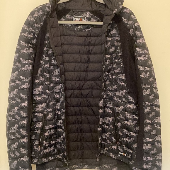 Kerrits Ladies Riders Delite Quilted Jacket 1X black - Picture 2 of 6